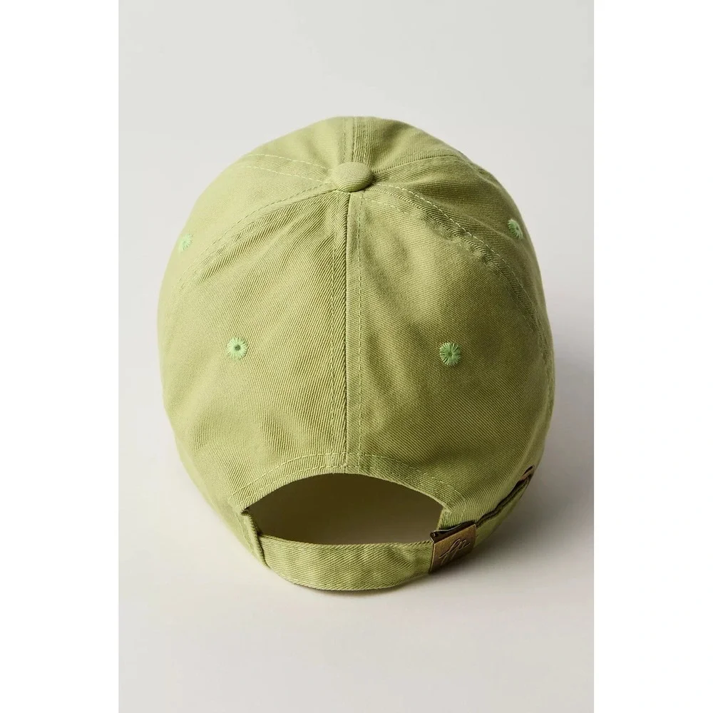 NWT New Free People FP Movement Out Of Bounds Green Baseball Logo Hat Cap